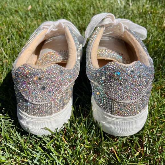 Betsey Johnson Rhinestone Sneakers - Picture 6 of 10